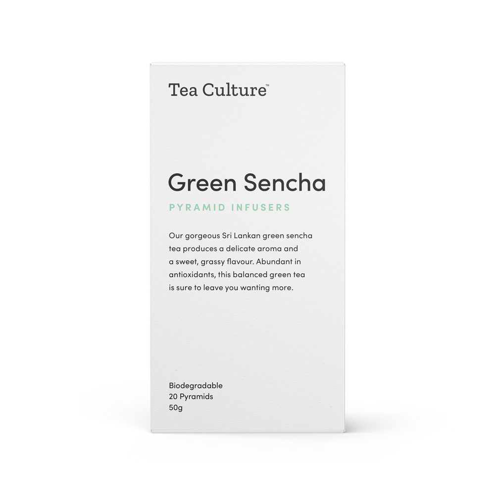 Tea Culture™ 20 Green Sencha Pyramid Infusers